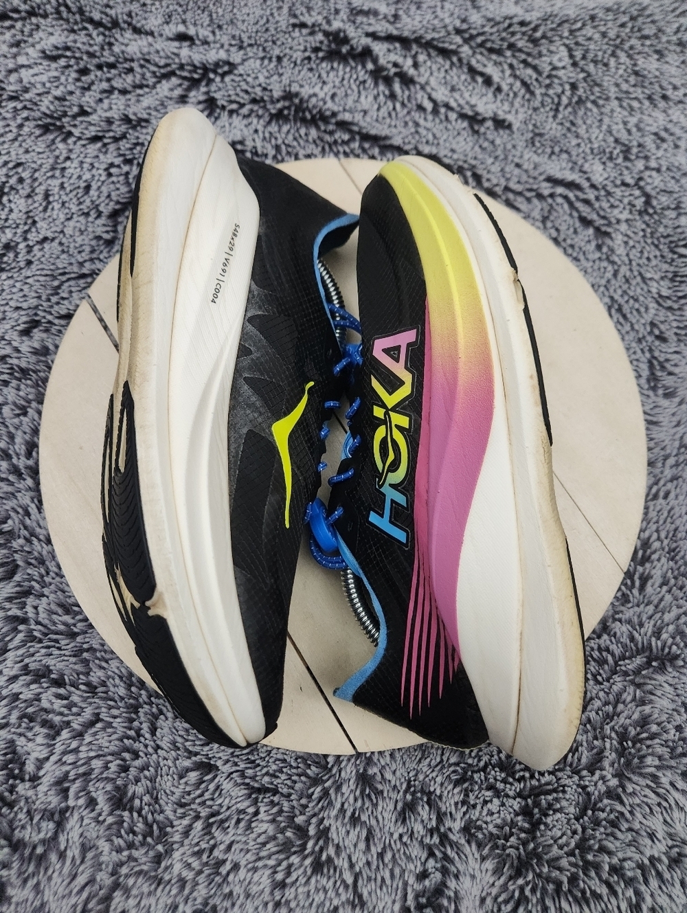 Hoka Rocket X 2 Running Racing Shoes Carbon Plate Women's Size 7.5 - Picture 7 of 9